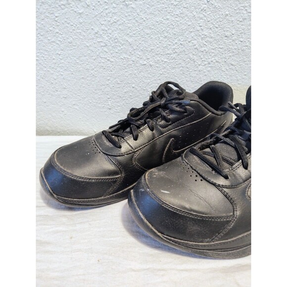 NIKE Air Court Men's Size 12 Leader Low Black Leather 429717-003 Walking Shoes - Picture 5 of 16